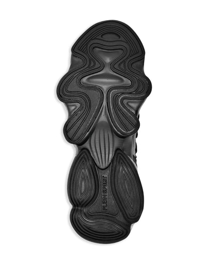 PHILIPP PLEIN || "Tiger Attack" Sneakers – Triple Black Performance Runner Plein Sport