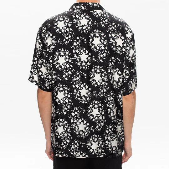 GUCCI || Mens Star Printed Silk Bowling Shirt - FASHION MYST 