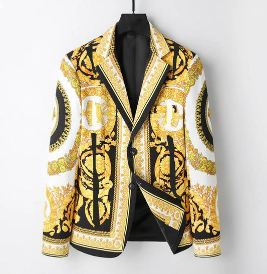 VERSACE || Stylish Mens Designer Embroidered Blazer Jacket for Casual & Formal Events