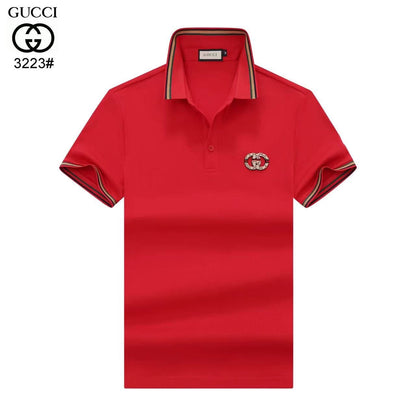 GUCCI || Cotton Polo Shirt With GG Logo - FASHION MYST 