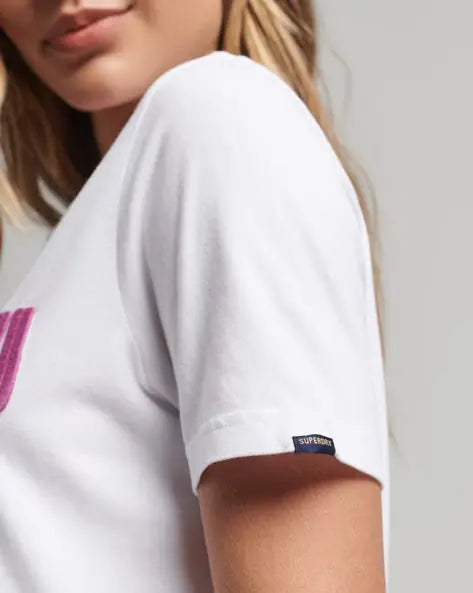 SUPERDRY || Collegiate Colour Block Ladies T-Shirt - FASHION MYST 