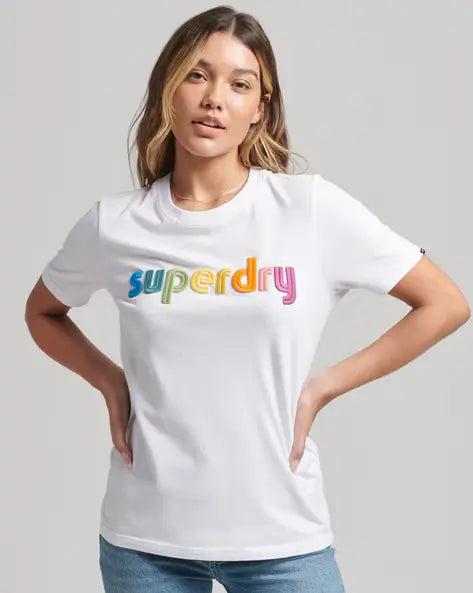 SUPERDRY || Collegiate Colour Block Ladies T-Shirt - FASHION MYST 