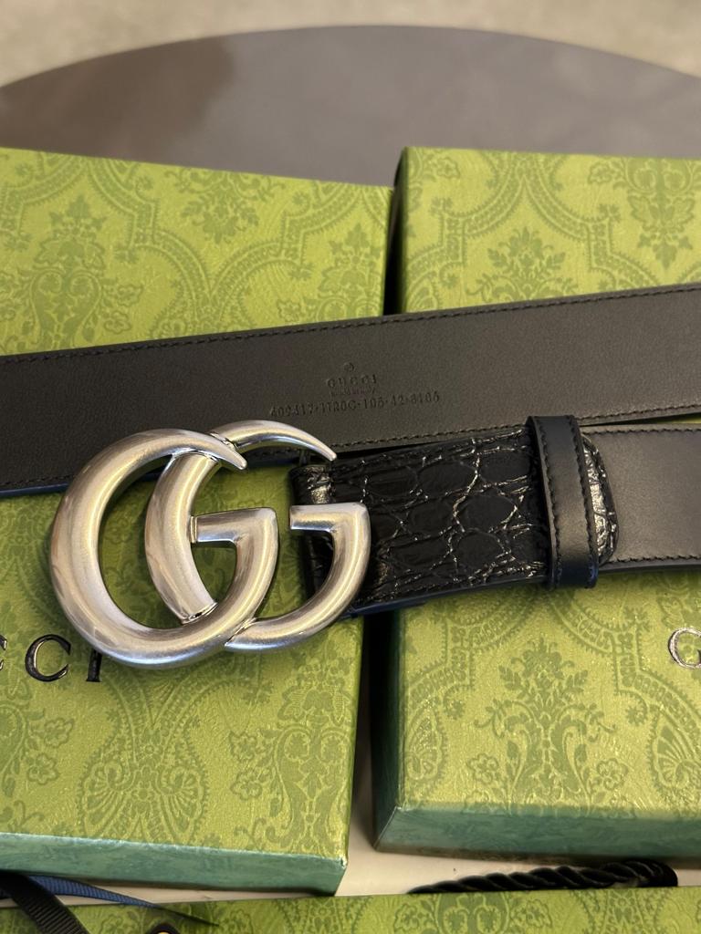 Fashion gucci alligator belt