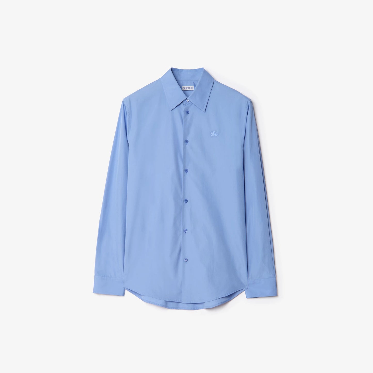 Burberry Men's Formal Cotton Shirt | Beige & Sky Blue | Fashion Myst FASHION MYST
