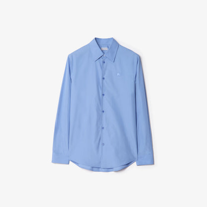 Burberry Men's Formal Cotton Shirt | Beige & Sky Blue | Fashion Myst FASHION MYST