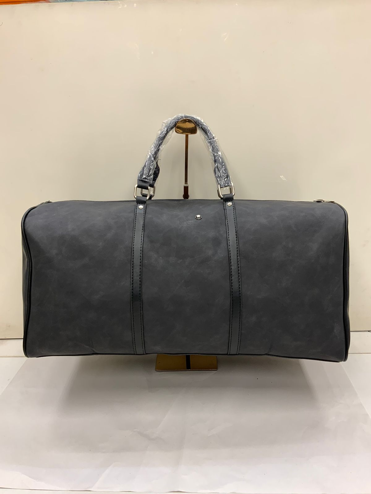 MONT BLANCE || LEATHER DUFFLE BAG - FASHION MYST 