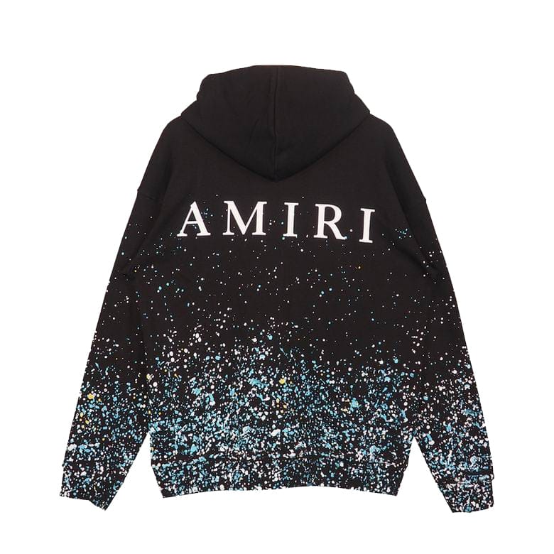 AMIRI || MA Crystal Painter Hoodie Black - FASHION MYST 