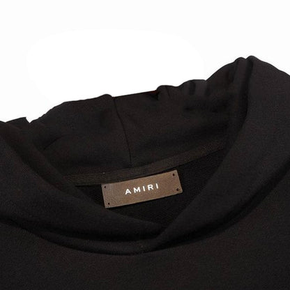 AMIRI || MA Crystal Painter Hoodie Black - FASHION MYST 