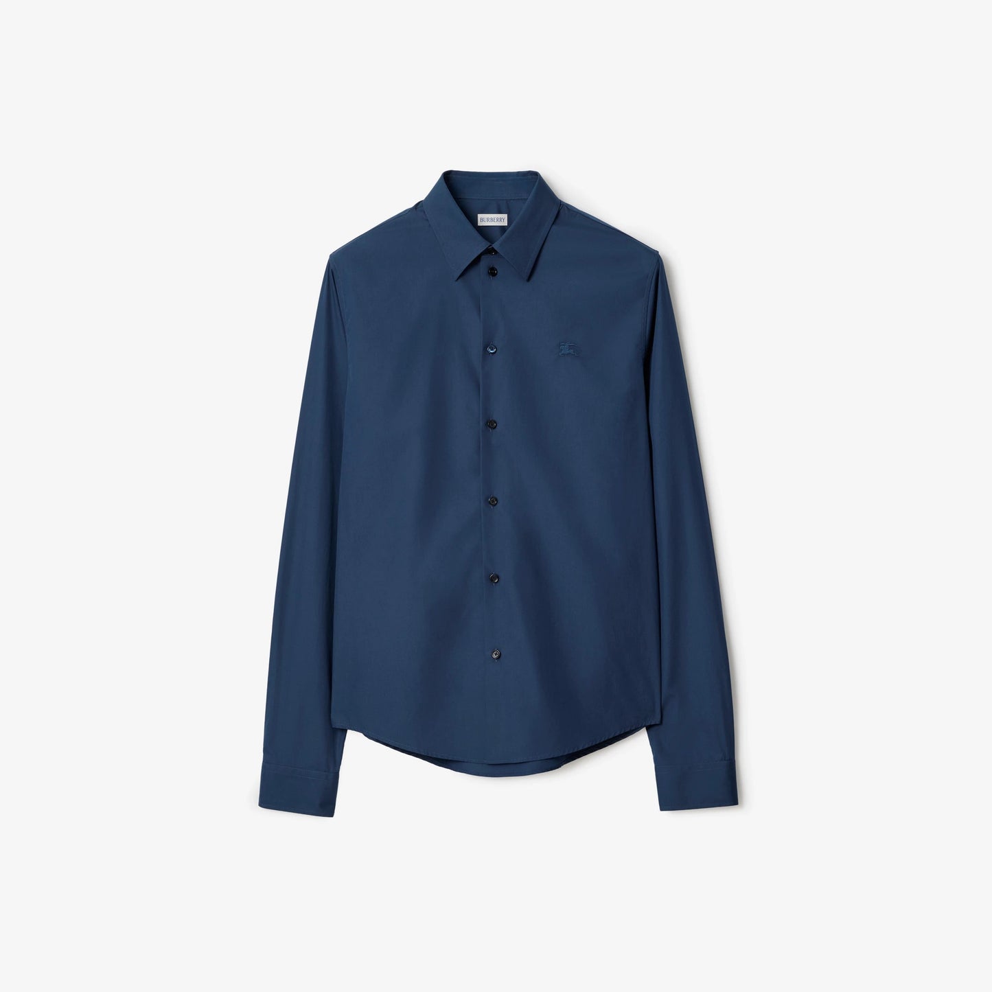 Burberry Classic Men's Cotton Shirt - Black, Navy Blue & White FASHION MYST