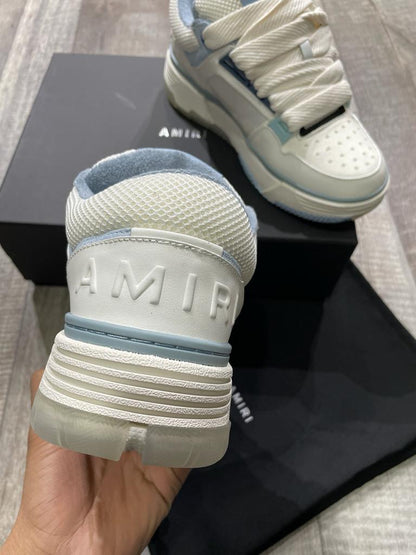 AMIRI MA-1 || Low-Top Sneakers - Sky Blue - FASHION MYST 