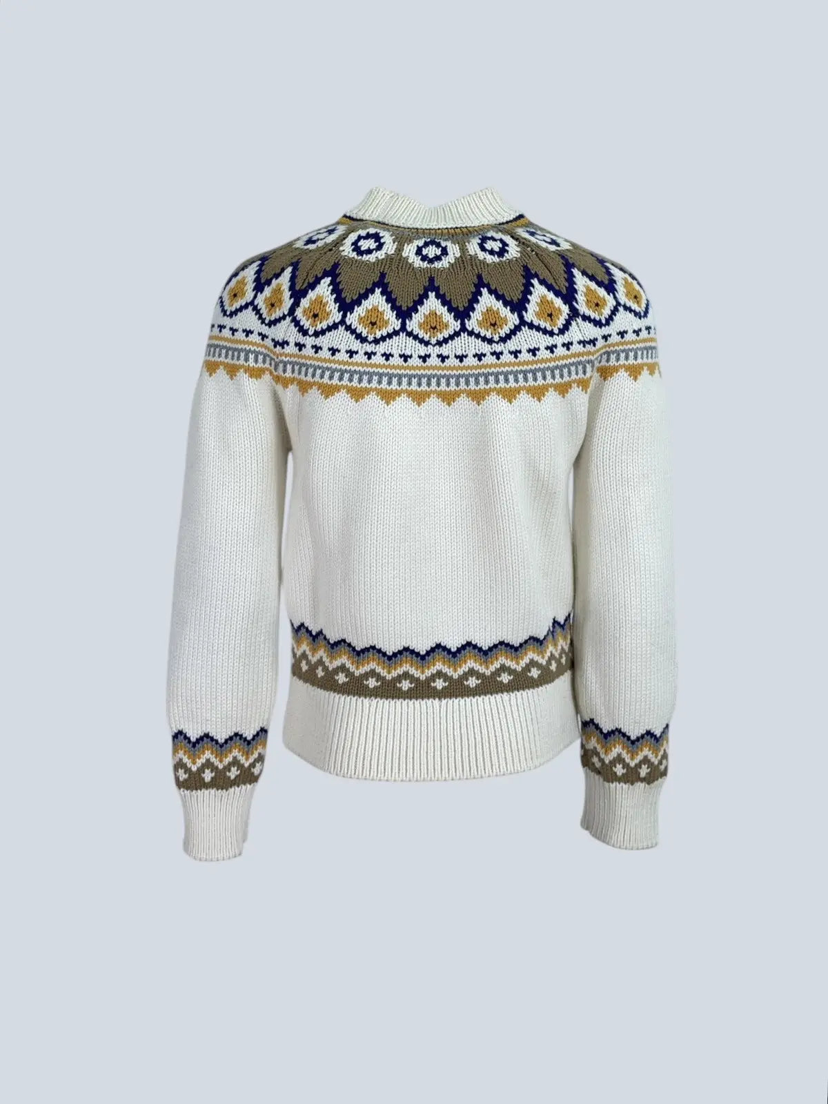 DOLCE & GABBANA || Cotton Wool Sweater With Velvet DG Patch Logo