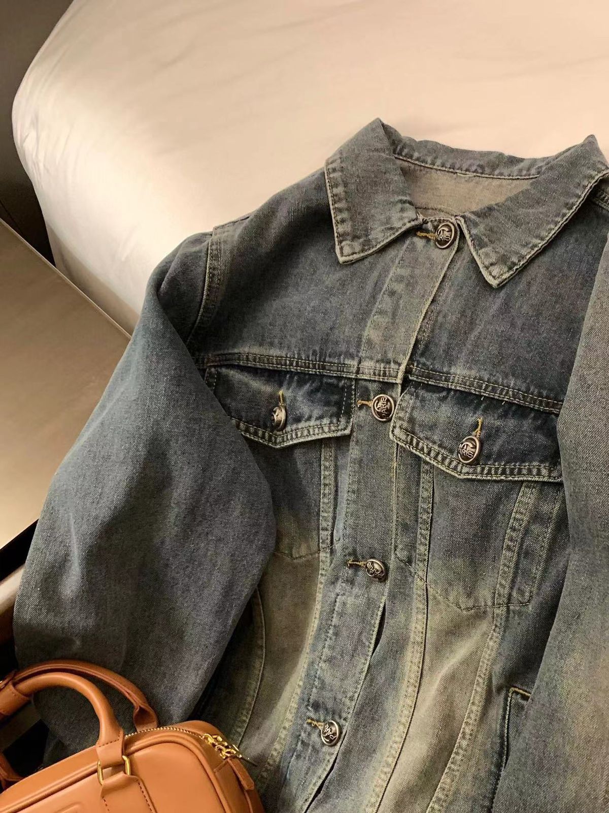 Chanel Washed Designer Denim Jacket For Women - FASHION MYST 