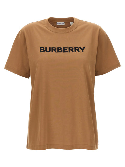 BURBERRY || Harriston Cotton Graphic Camel Brown Tees For Men