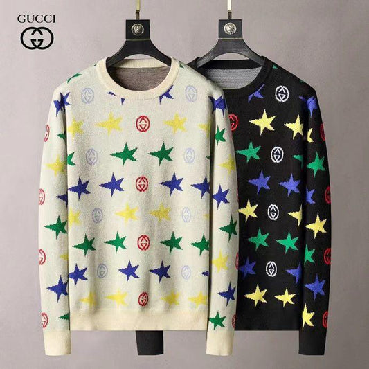 GUCCI || GG Star Print Jumper Pullovers - FASHION MYST 