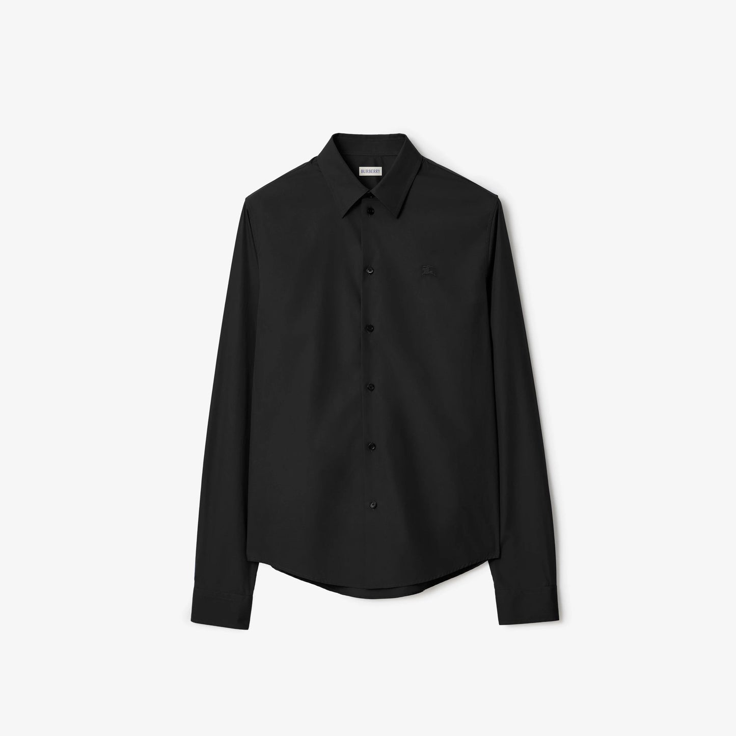 Burberry Classic Men's Cotton Shirt - Black, Navy Blue & White FASHION MYST