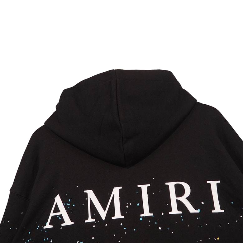 AMIRI || MA Crystal Painter Hoodie Black - FASHION MYST 