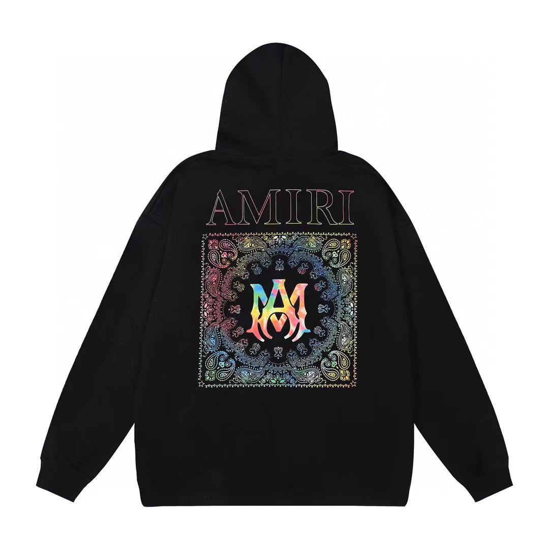 AMIRI Rainbow Bandana Logo Sweatshirt FASHION MYST