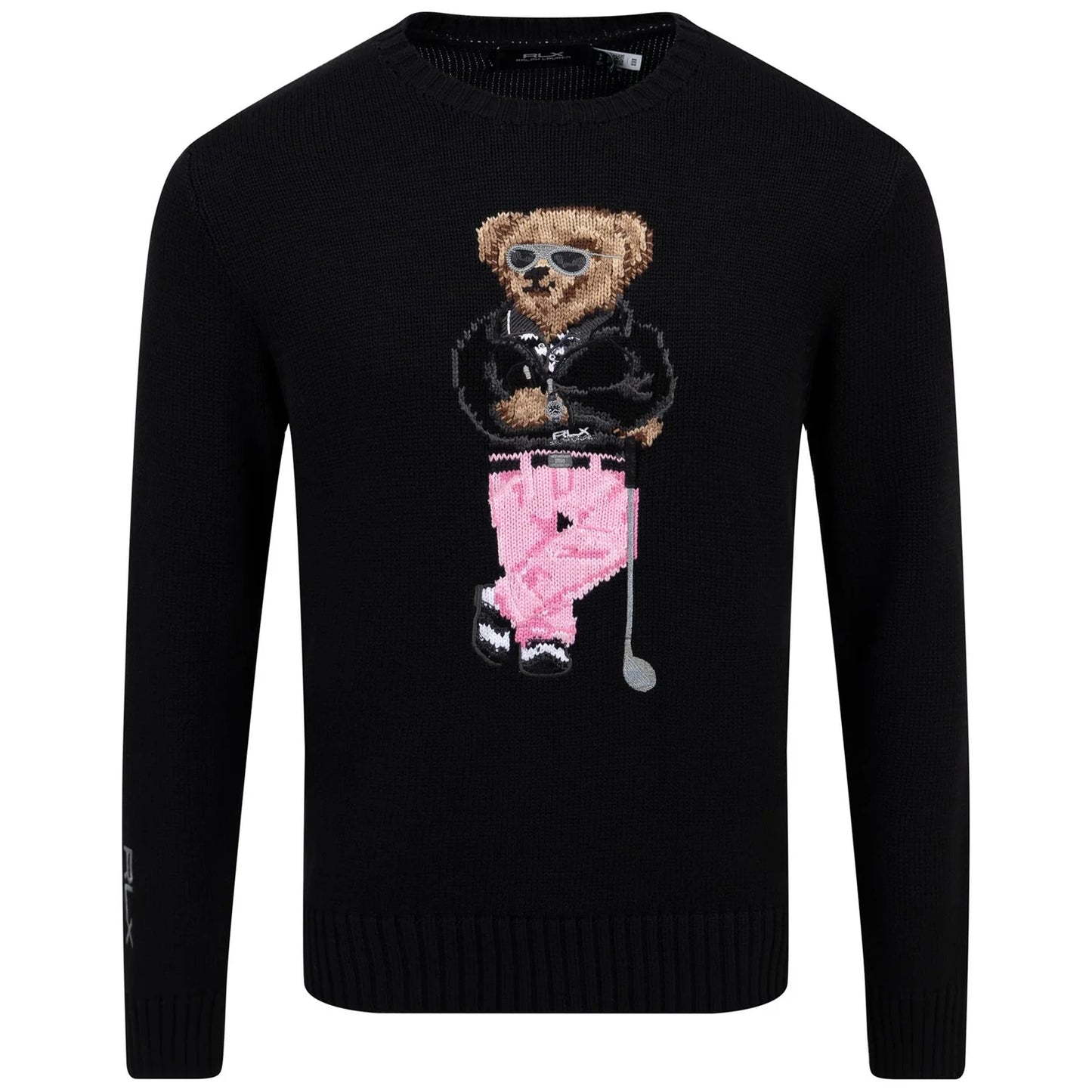 POLO RALPH LAUREN || Men's The Ralph & Ricky Bear Black Sweater