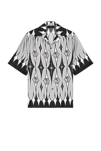 AMIRI || Men's Silk Argyle Print Shirt - FASHION MYST 