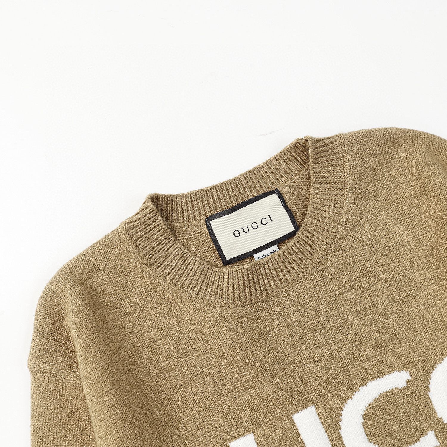 GUCCI || Knit Wool Jumper With Gucci Intarsia – FASHION MYST