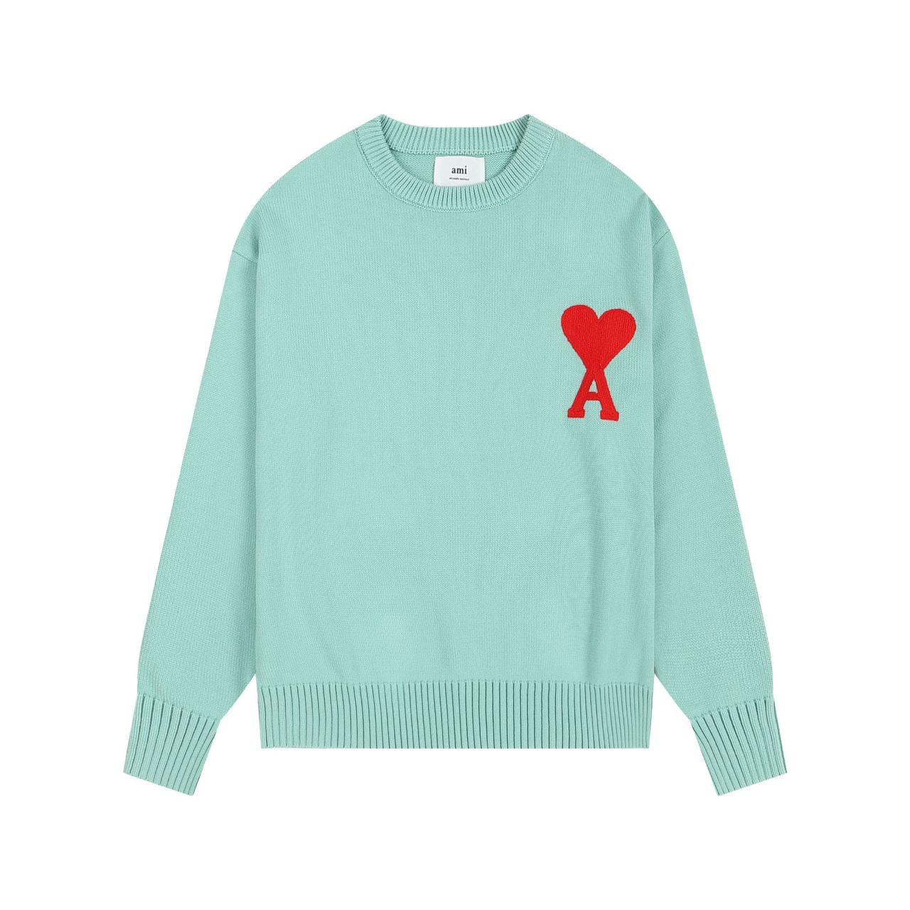 AMI PARIS || Men's Ami De Cour Wool Sweater - FASHION MYST 