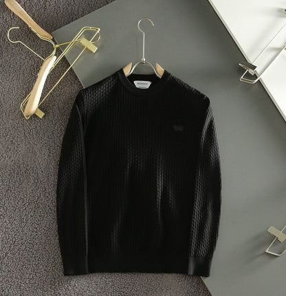 BOTTEGA VENETA || Men Latest Textured Pattern Pullover - FASHION MYST 