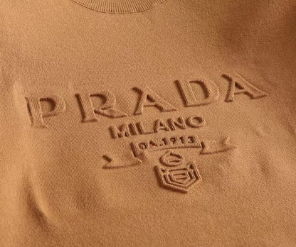 PRADA || Milano Silicone Logo Crew Neck Pullover - FASHION MYST 