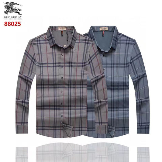 BURBERRY || Check Poplin Elastic Full Sleeve Shirt - FASHION MYST 