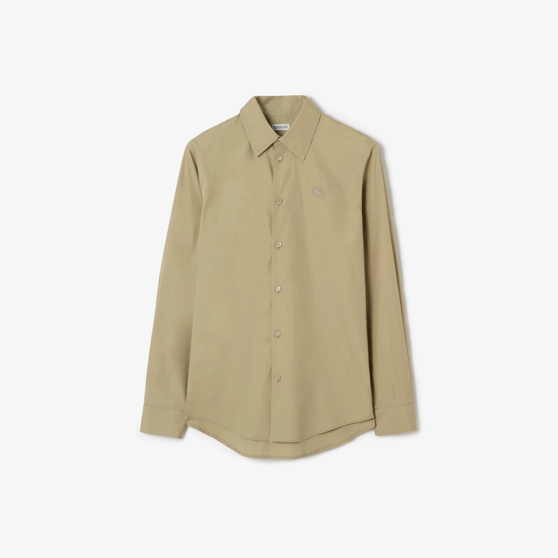 Burberry Men's Formal Cotton Shirt | Beige & Sky Blue | Fashion Myst FASHION MYST