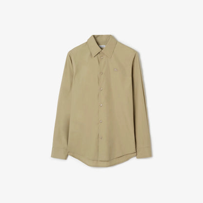 Burberry Men's Formal Cotton Shirt | Beige & Sky Blue | Fashion Myst FASHION MYST