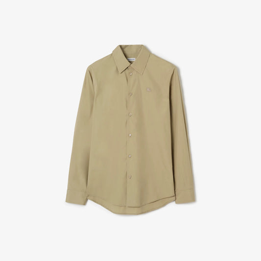 Burberry Men's Formal Cotton Shirt | Beige & Sky Blue | Fashion Myst FASHION MYST