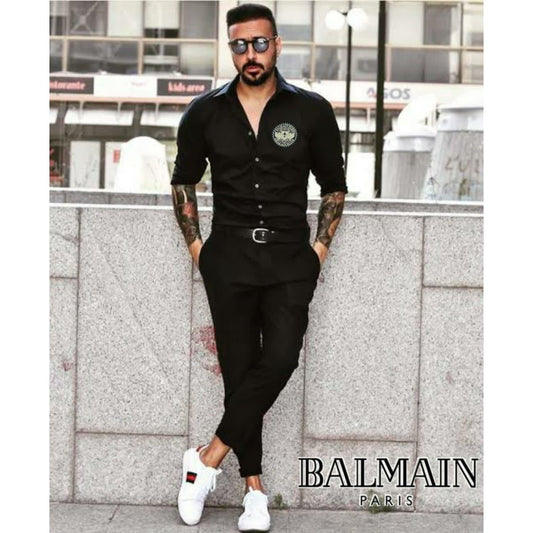 BALMAIN 2023 EDITION COTTON SHIRTS FOR MEN - FASHION MYST 