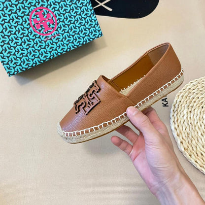 Branded Leather Espadrilles Shoes - FASHION MYST 