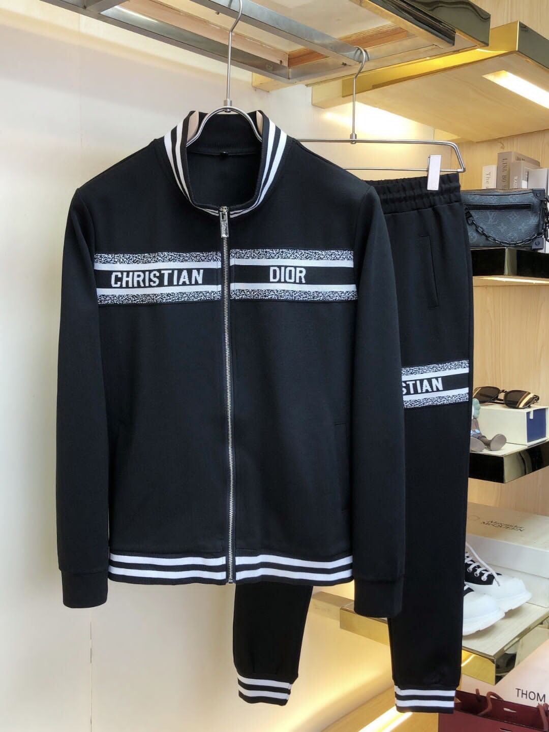 CHRISTIAN DIOR 2023 New Autumn And Winter Dior Casual Sports Track Suit - FASHION MYST 