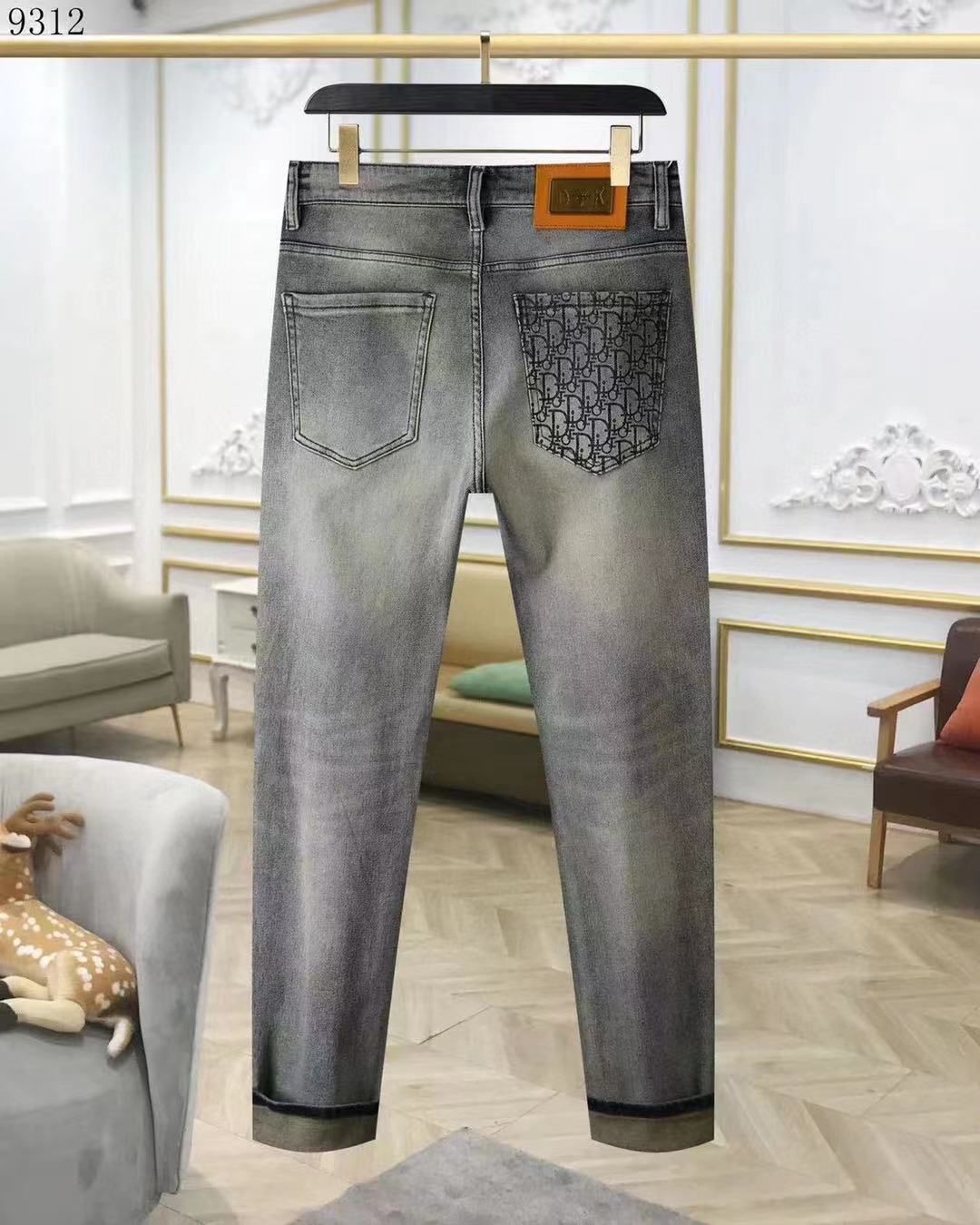 CHRISTIAN DIOR || Trendy Super Comfortable Grey Jean For Men - FASHION MYST 