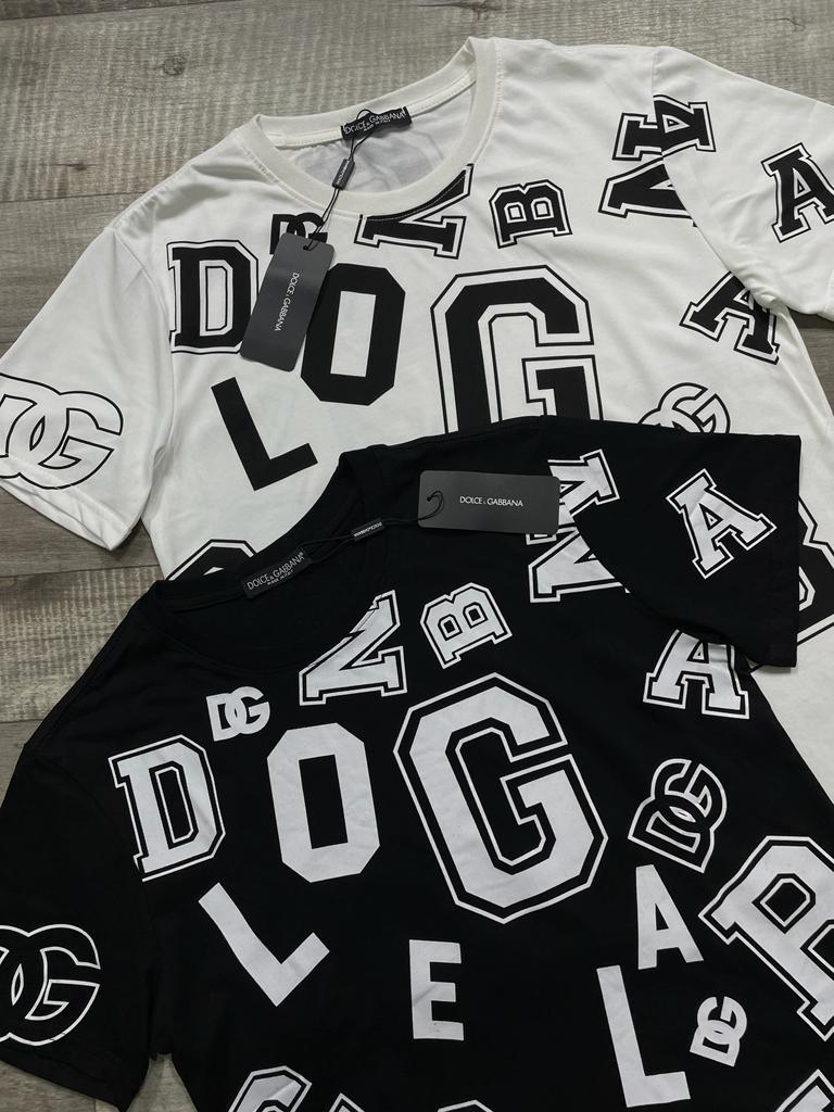DOLCE & GABBANA Oversized Black And White DG Logo Monogram DOLCE & GABBANA Oversized Black And White DG Logo Monogram