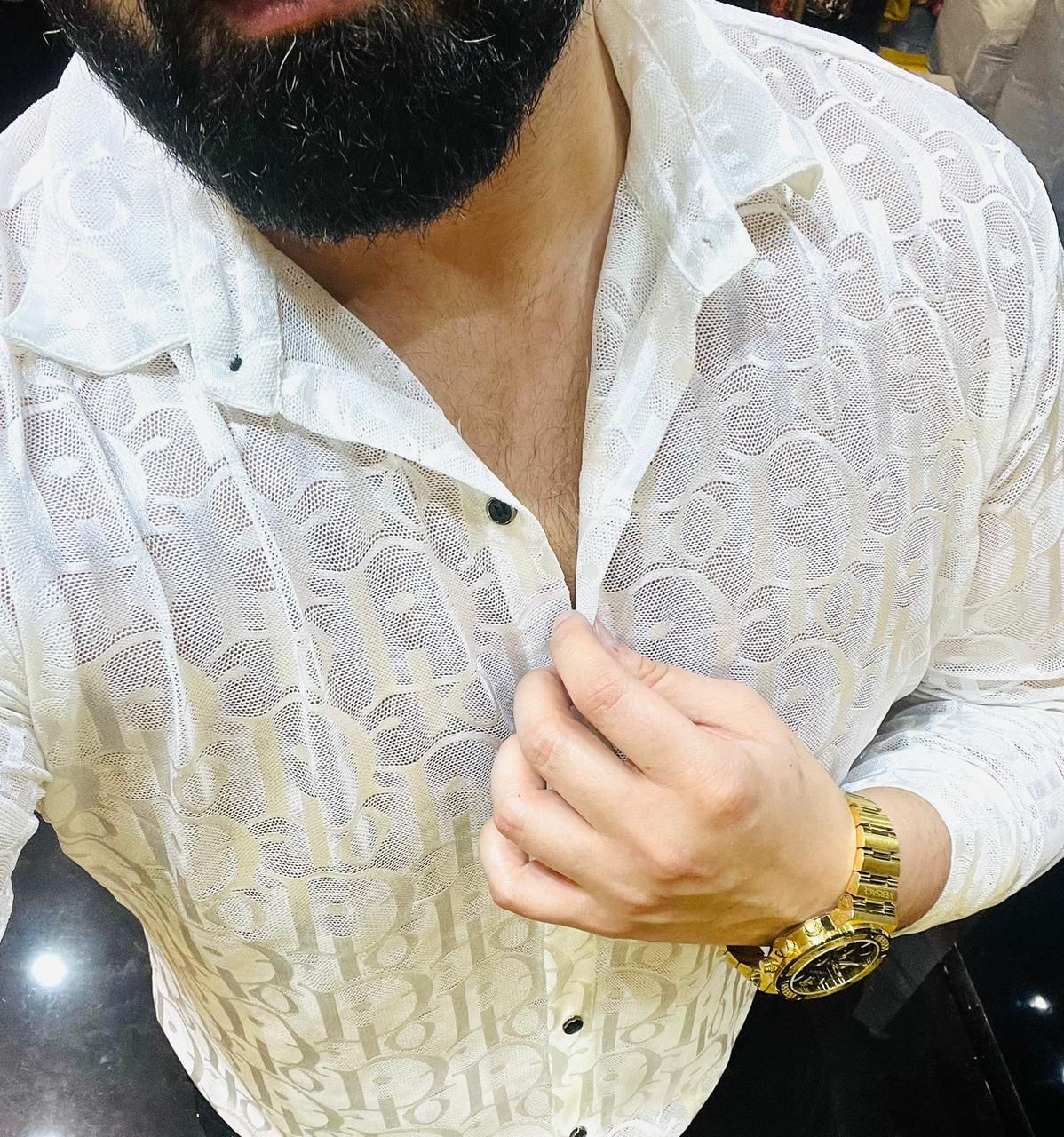 Designer Transparent Shirts For Men - FASHION MYST 