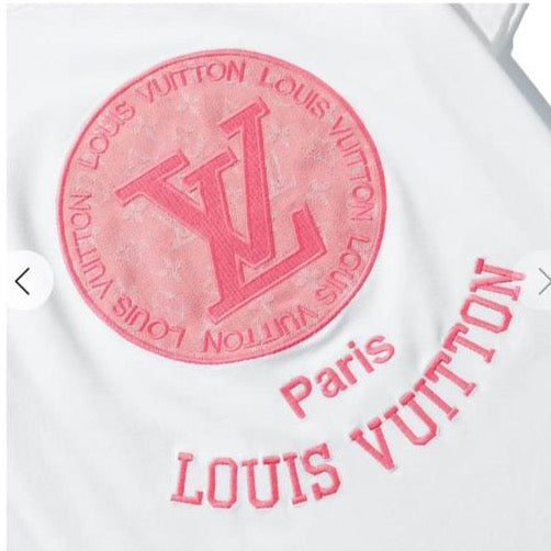 LOUIS VUITTON || Embossed LV Logo Patch Tees For Women - FASHION MYST 