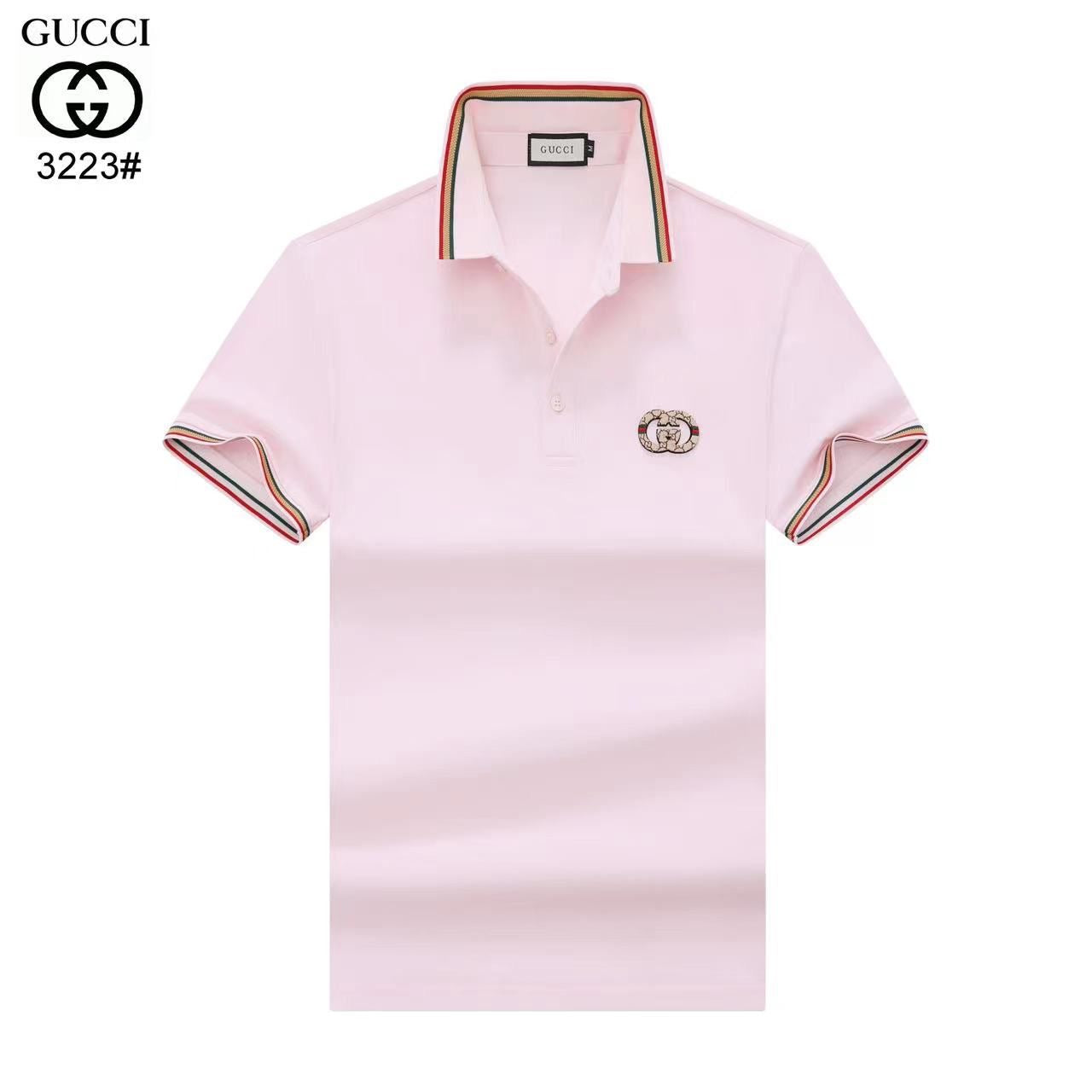 GUCCI || Cotton Polo Shirt With GG Logo – FASHION MYST