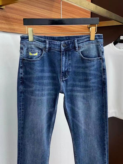 FENDI || Blue Denim Jeans For Men - FASHION MYST 