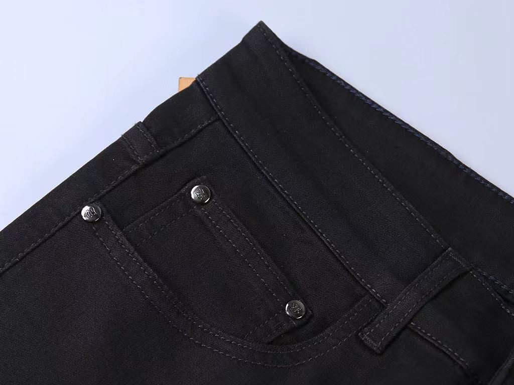 FENDI || Luxury Fully Stretchable Black Denim - FASHION MYST 