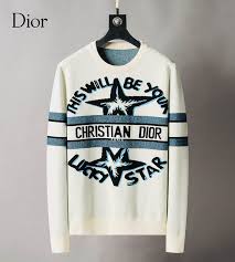 CHRISTIAN DIOR || Fashion Gold Printed Luxury Designer Sweater - FASHION MYST 