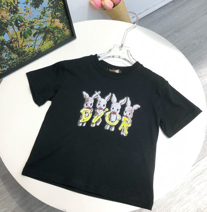 Fashionable Rabbit Printed T-shirt For Kids - FASHION MYST 