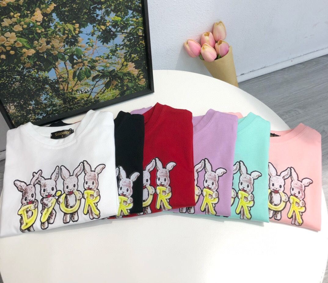 Fashionable Rabbit Printed T-shirt For Kids - FASHION MYST 