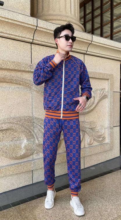 GG COTTON JACQUARD TRACKSUIT FOR MEN - FASHION MYST 