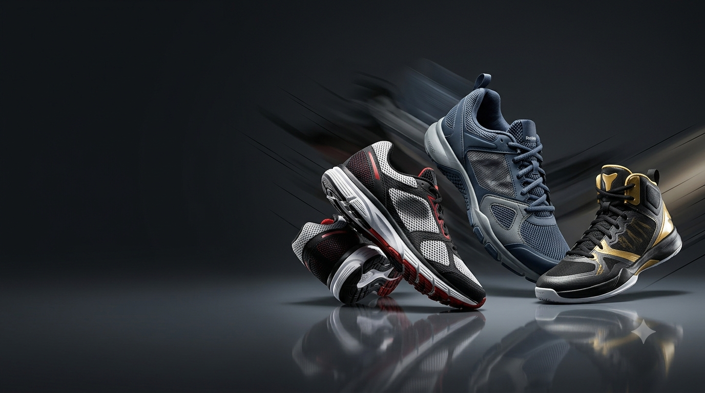 Men's premium sneakers and sports shoes collection at Fashion Myst