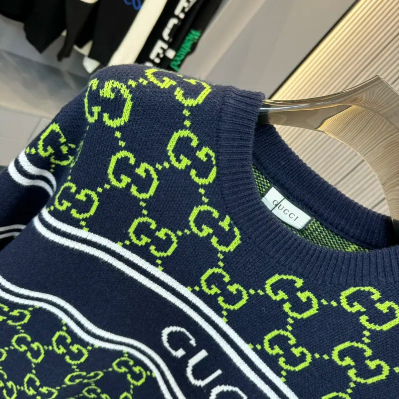 GUCCI || GG Degradé-Jacquard Sweater