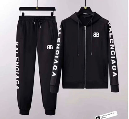 BALENCIAGA || HIGH END QUALITY FLEECE TRACKSUIT For Men - FASHION MYST 