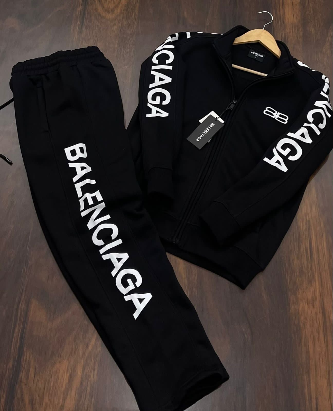 BALENCIAGA || HIGH END QUALITY FLEECE TRACKSUIT For Men - FASHION MYST 