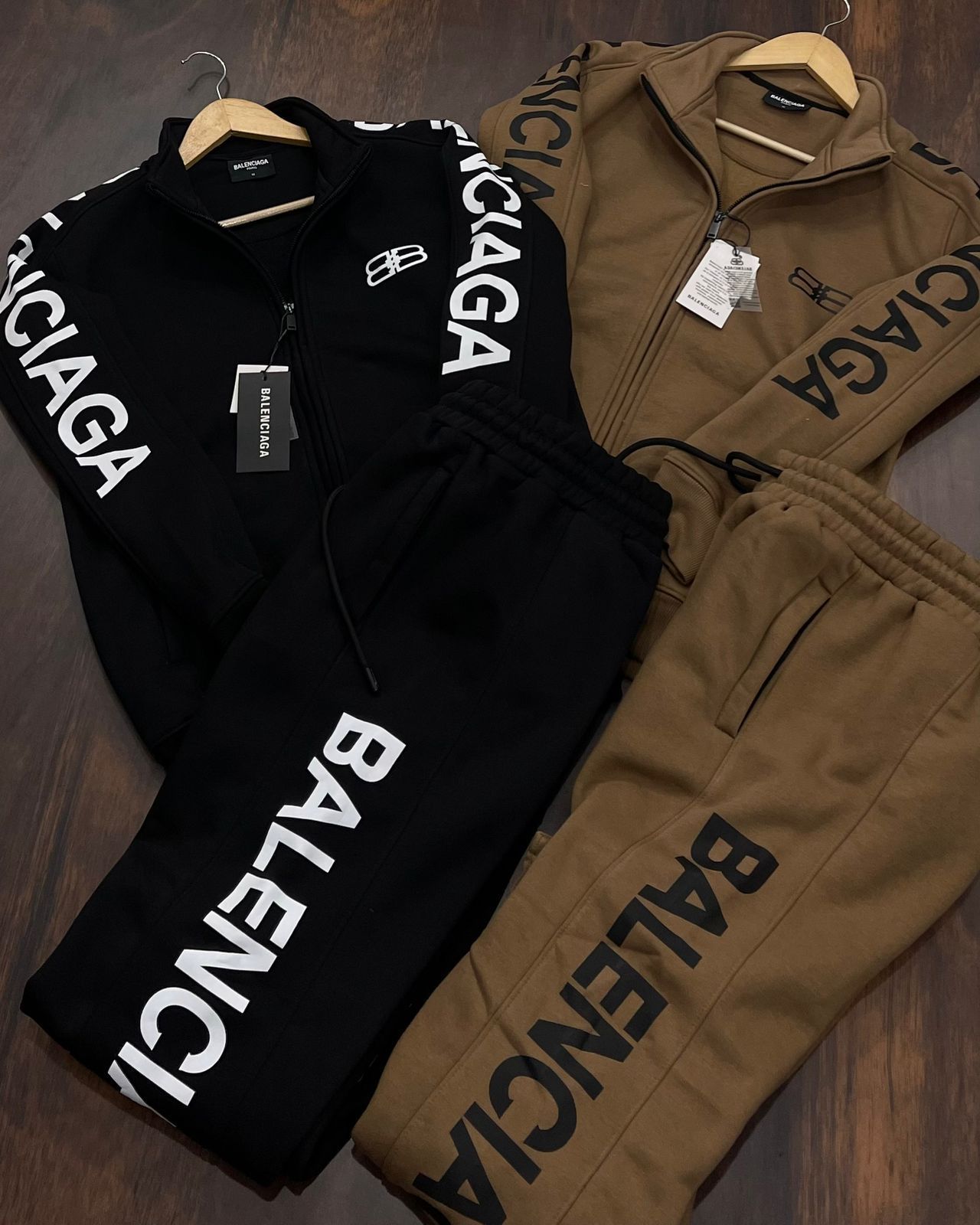 BALENCIAGA || HIGH END QUALITY FLEECE TRACKSUIT For Men - FASHION MYST 